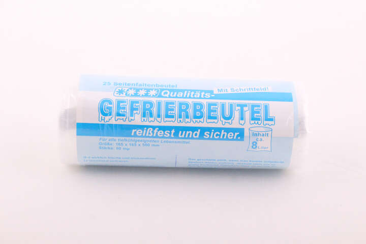 Gefrierseitenfaltenbeutel